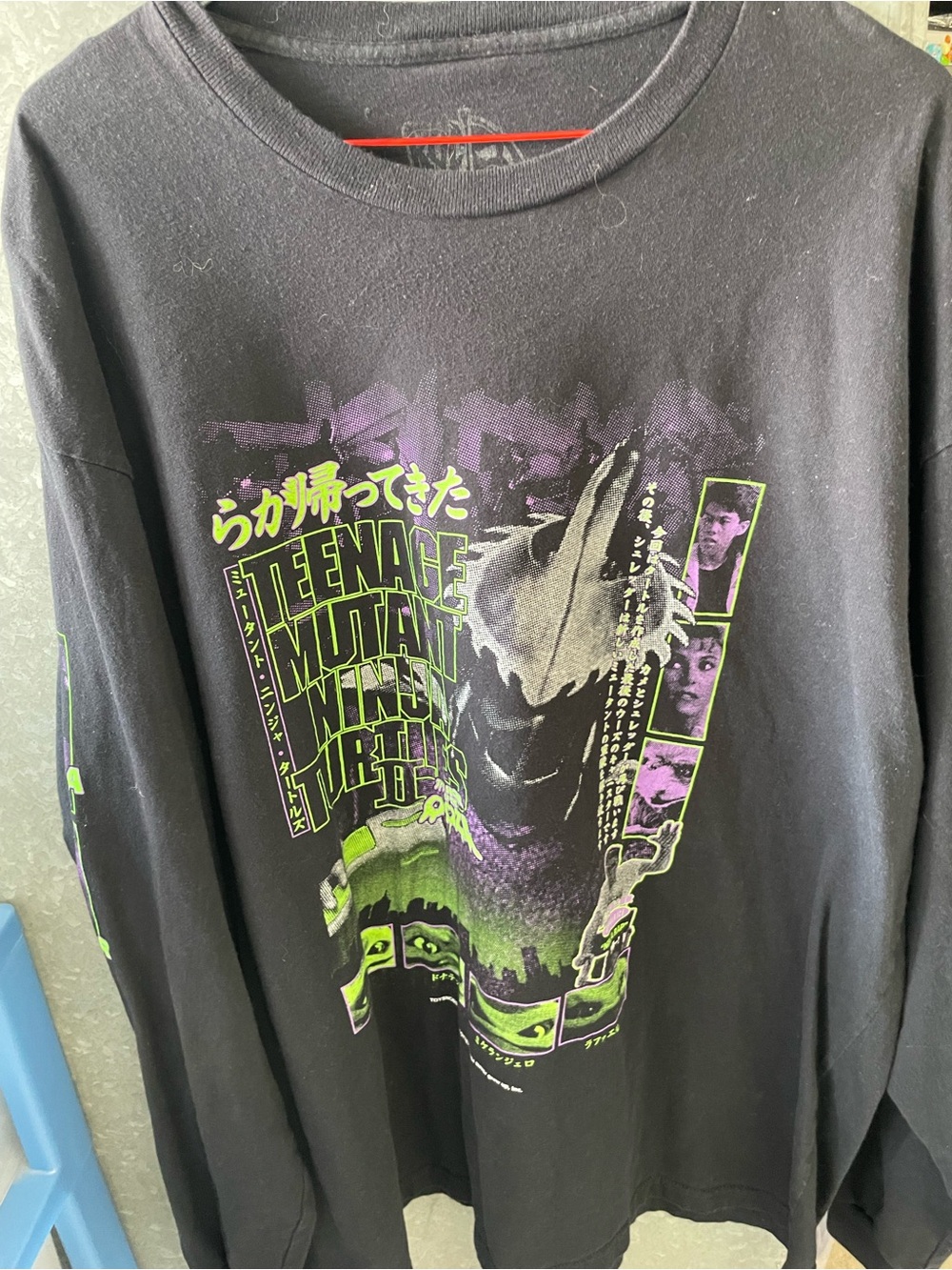 Rucking Fotten TMNT II Secret Of The Ooze Long Sleeve Shirt Men's 2XL Rare